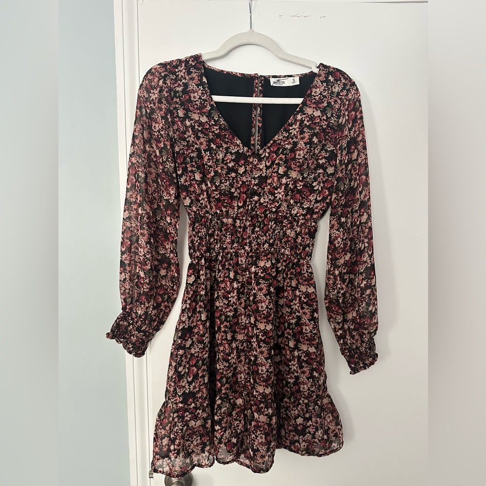 Hollister Floral Long Sleeve Dress